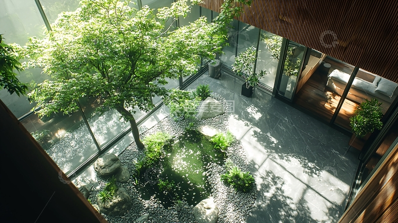 高清大图下载【趣麦麦图】室内庭院