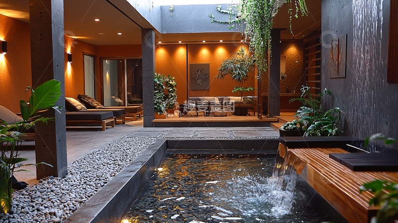 高清大图下载【趣麦麦图】室内庭院设计