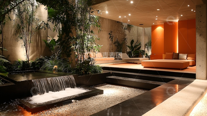 高清大图下载【趣麦麦图】现代室内庭院设计