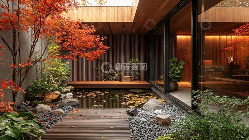 高清大图下载【趣麦麦图】日式庭院设计