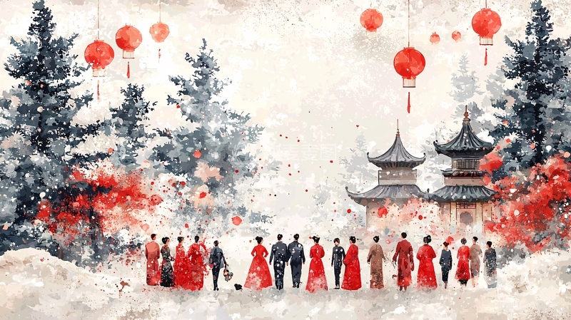 高清大图下载【趣麦麦图】水墨画