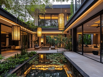 现代庭院别墅设计