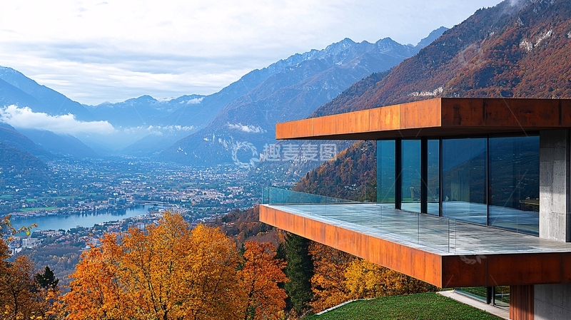 高清大图下载【趣麦麦图】山景别墅