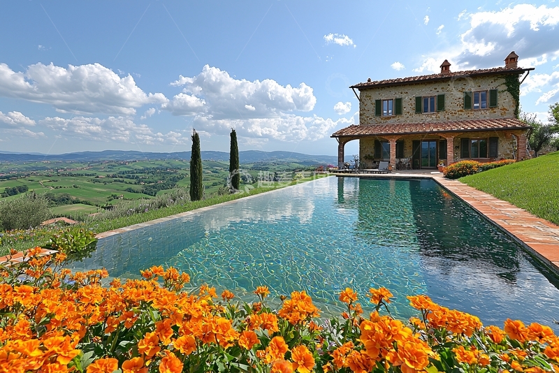 高清大图下载【趣麦麦图】托斯卡纳乡村别墅