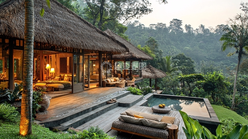 高清大图下载【趣麦麦图】巴厘岛度假别墅