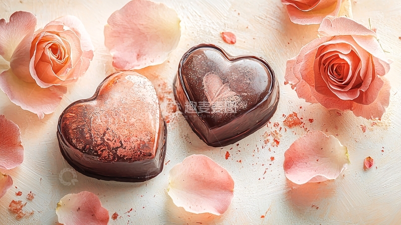 高清大图下载【趣麦麦图】爱心巧克力