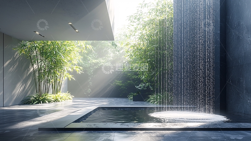 高清大图下载【趣麦麦图】现代简约庭院设计