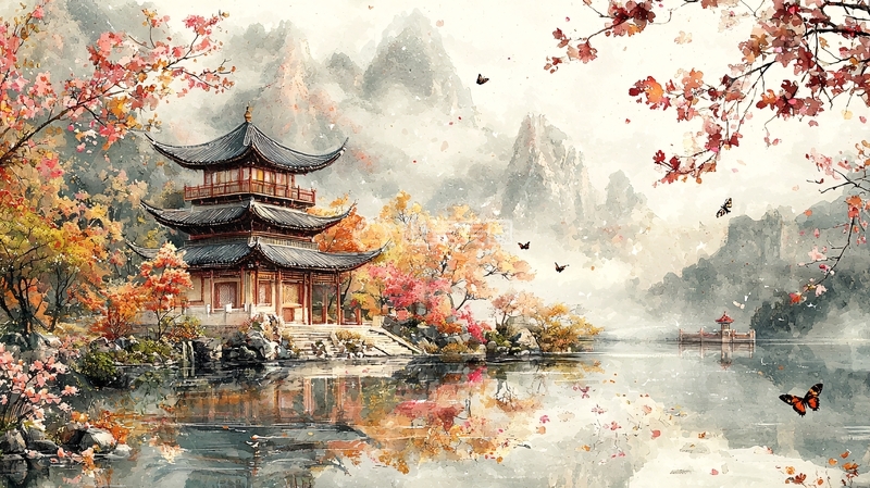 高清大图下载【趣麦麦图】水墨画