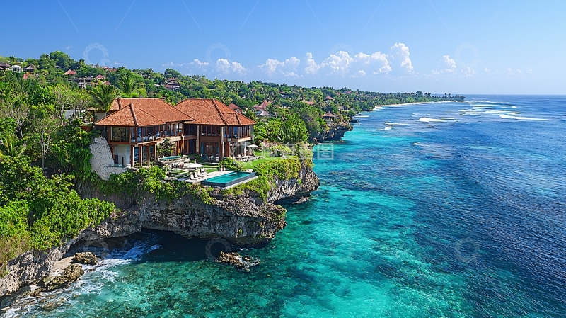 高清大图下载【趣麦麦图】海边别墅