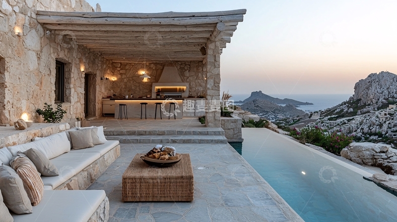 高清大图下载【趣麦麦图】希腊别墅