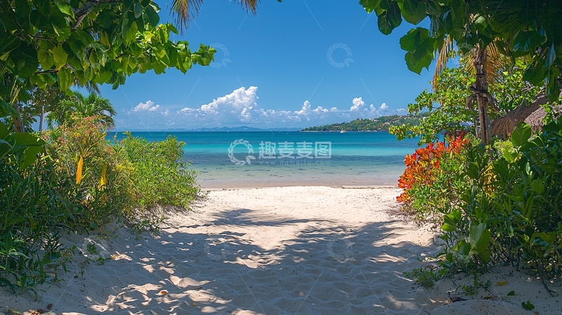 高清大图下载【趣麦麦图】热带海滩