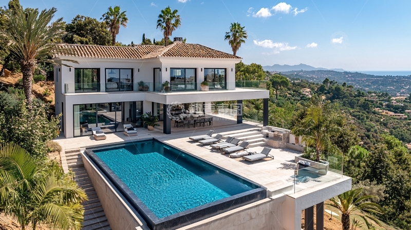 高清大图下载【趣麦麦图】山顶别墅