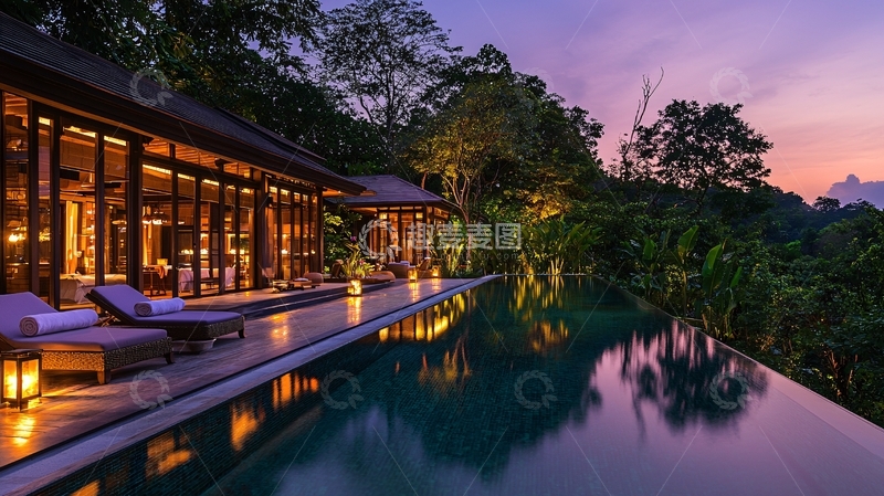 高清大图下载【趣麦麦图】巴厘岛豪华别墅