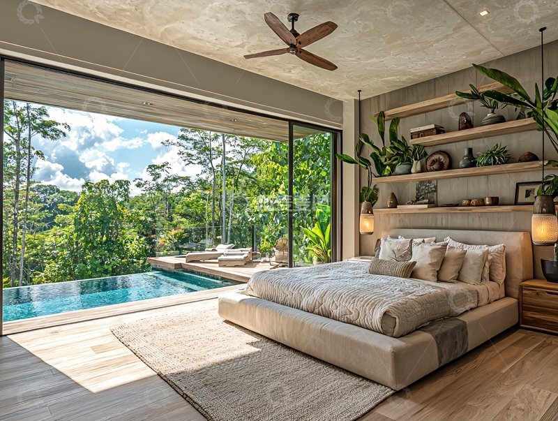 高清大图下载【趣麦麦图】现代简约卧室设计171