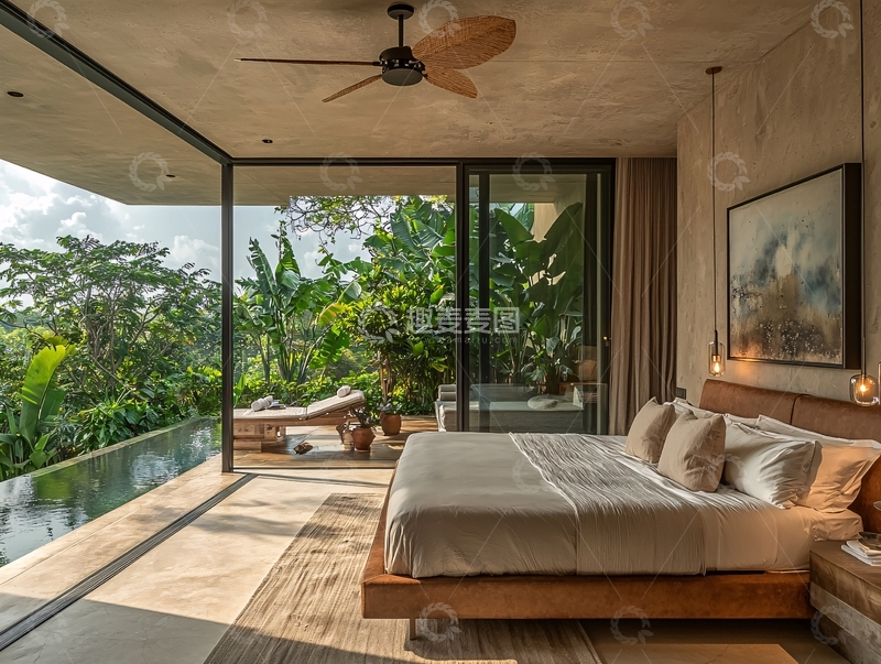 高清大图下载【趣麦麦图】现代简约卧室设计169