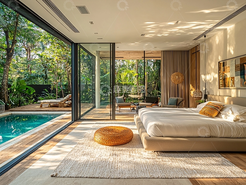 高清大图下载【趣麦麦图】现代简约卧室设计168