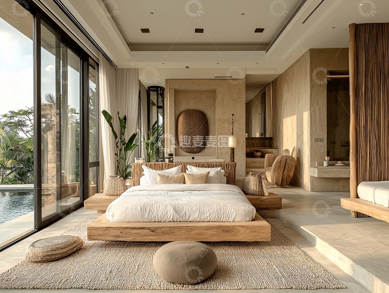 高清大图下载【趣麦麦图】现代简约卧室设计164