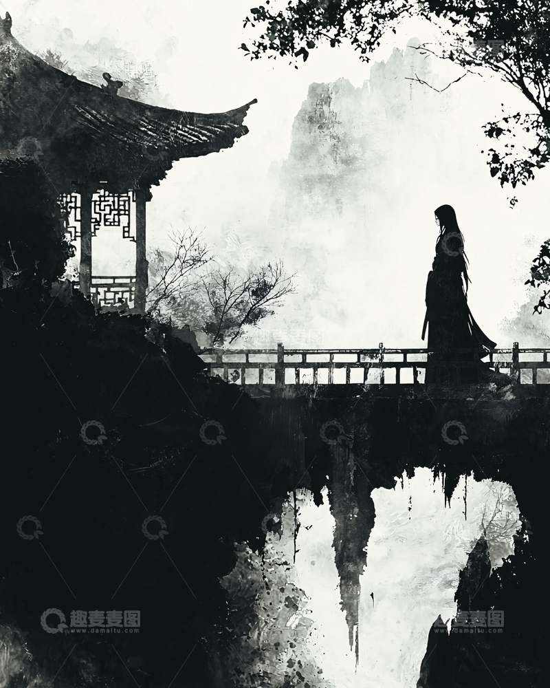 高清大图下载【趣麦麦图】水墨画