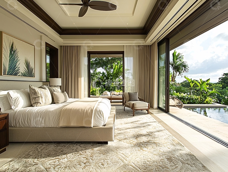 高清大图下载【趣麦麦图】现代简约卧室设计172