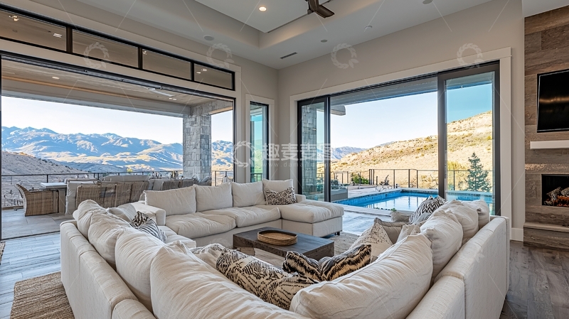 高清大图下载【趣麦麦图】现代简约客厅