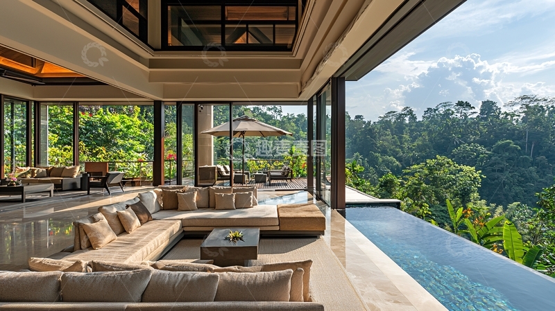 高清大图下载【趣麦麦图】现代极简风格别墅