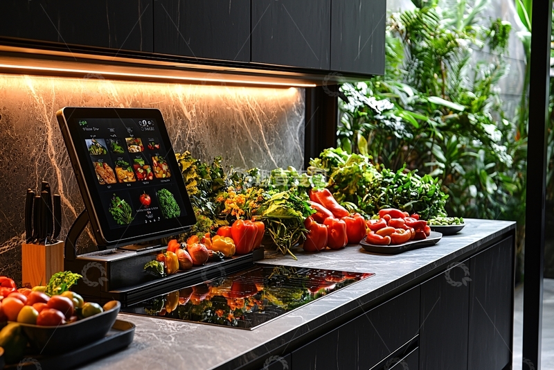高清大图下载【趣麦麦图】智能厨房设备