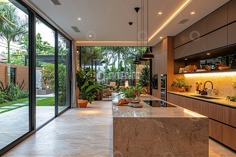 高清大图下载【趣麦麦图】现代简约厨房设计29