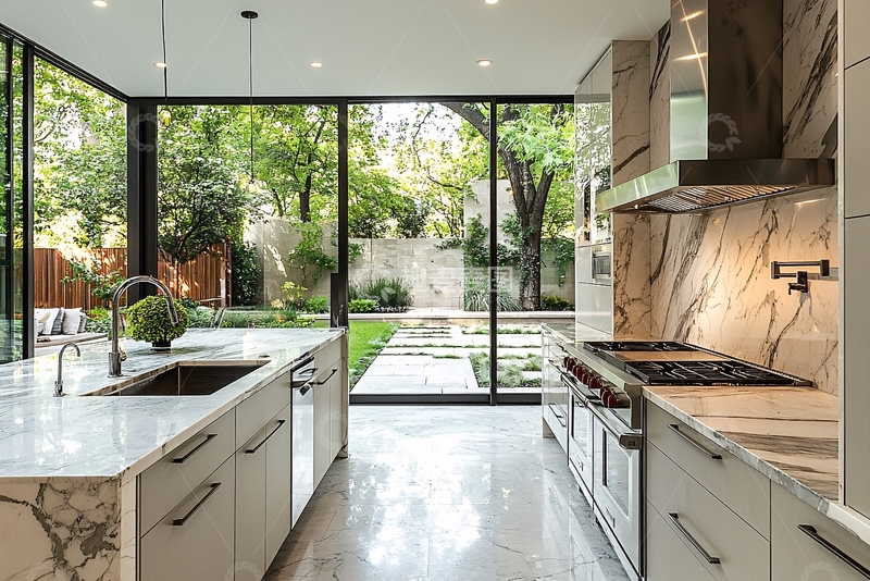 高清大图下载【趣麦麦图】现代极简厨房设计