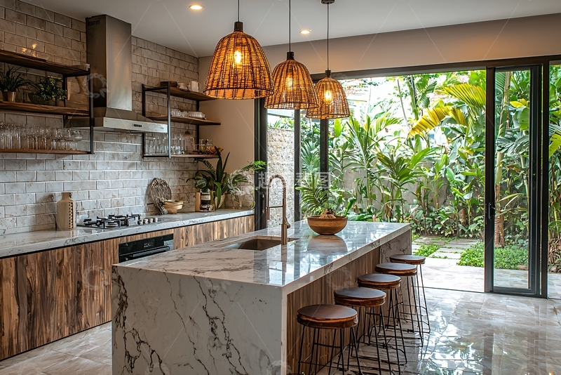 高清大图下载【趣麦麦图】现代简约厨房