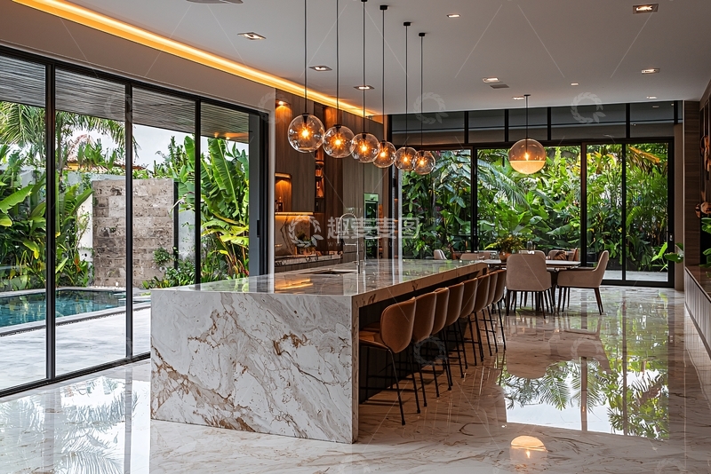 高清大图下载【趣麦麦图】现代极简风格厨房