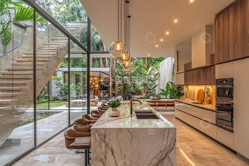 高清大图下载【趣麦麦图】现代风格厨房