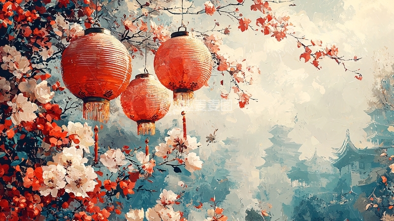 高清大图下载【趣麦麦图】红灯笼