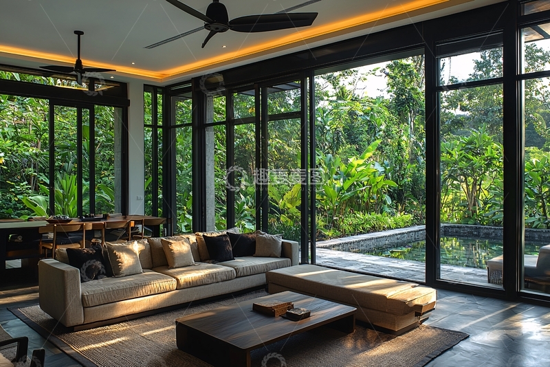 高清大图下载【趣麦麦图】现代简约风格客厅94