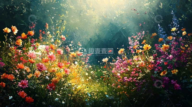 高清大图下载【趣麦麦图】梦幻花园