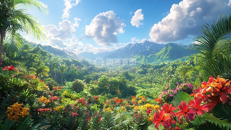 高清大图下载【趣麦麦图】热带天堂风景