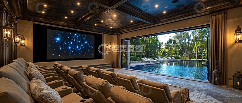 高清大图下载【趣麦麦图】家庭影院