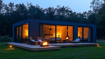 现代简约风格预制别墅