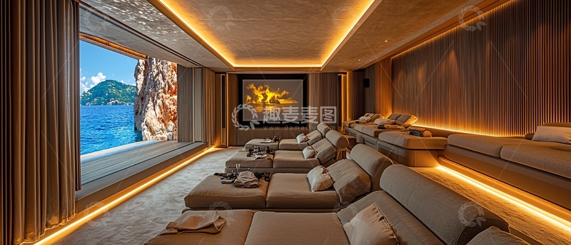 高清大图下载【趣麦麦图】豪华影院休闲区