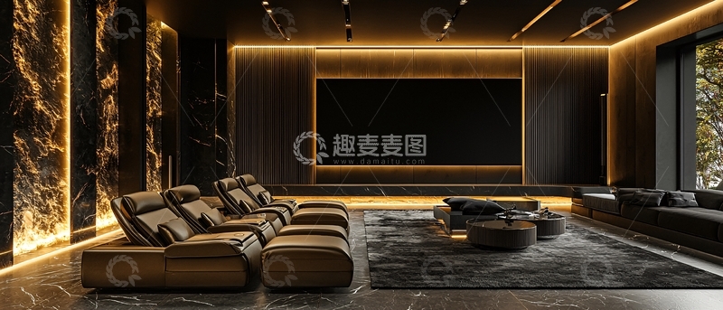 高清大图下载【趣麦麦图】高端家庭影院