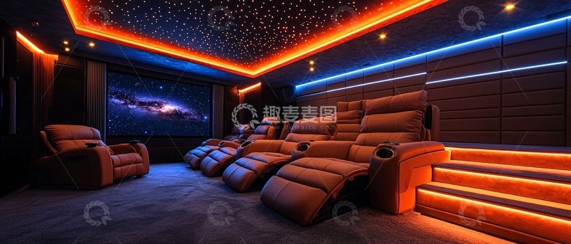高清大图下载【趣麦麦图】高端家庭影院