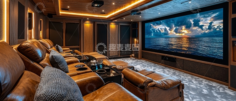 高清大图下载【趣麦麦图】高端家庭影院