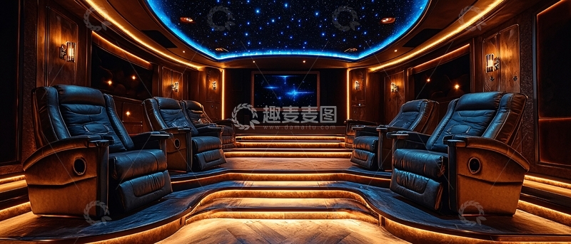 高清大图下载【趣麦麦图】豪华家庭影院