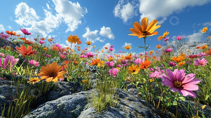 高清大图下载【趣麦麦图】彩色野花