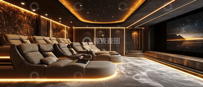 高清大图下载【趣麦麦图】高端家庭影院