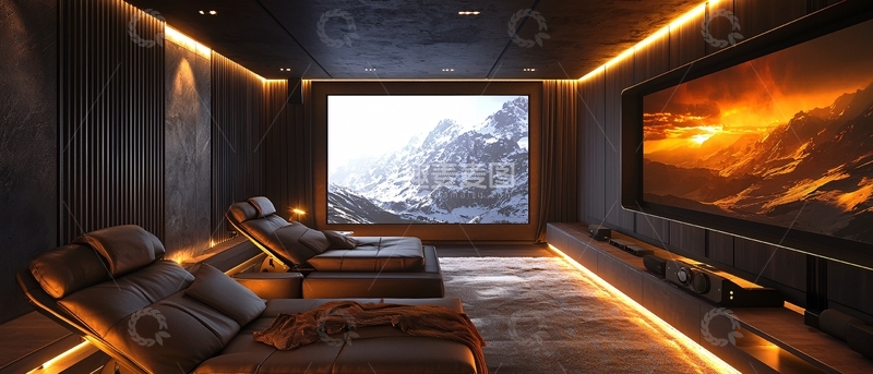 高清大图下载【趣麦麦图】高端家庭影院
