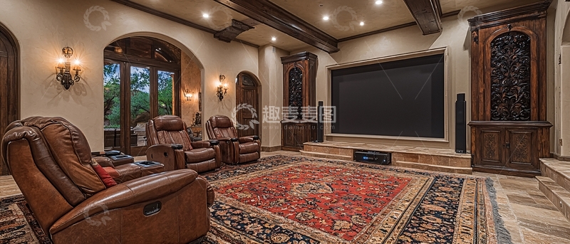 高清大图下载【趣麦麦图】豪华家庭影院