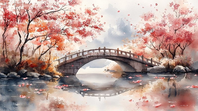 高清大图下载【趣麦麦图】水彩画