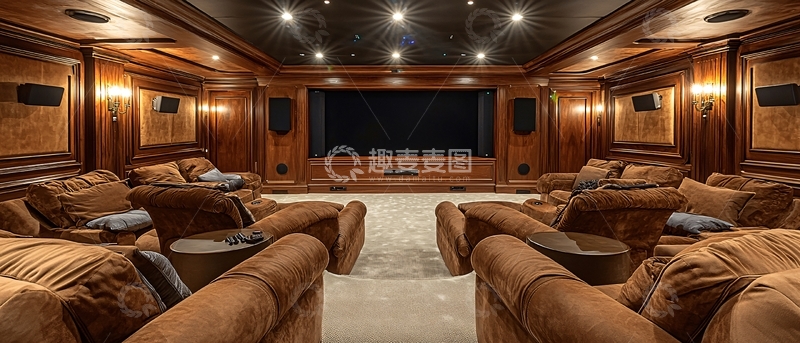 高清大图下载【趣麦麦图】豪华家庭影院空间