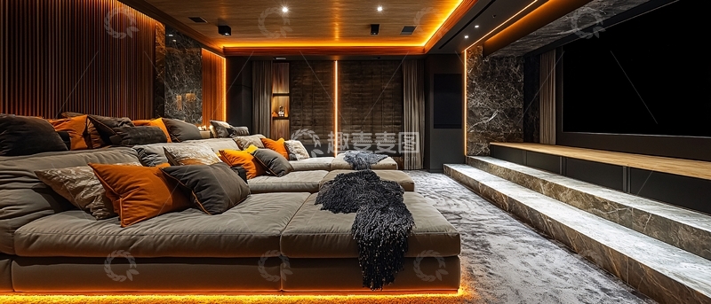 高清大图下载【趣麦麦图】高端家庭影院