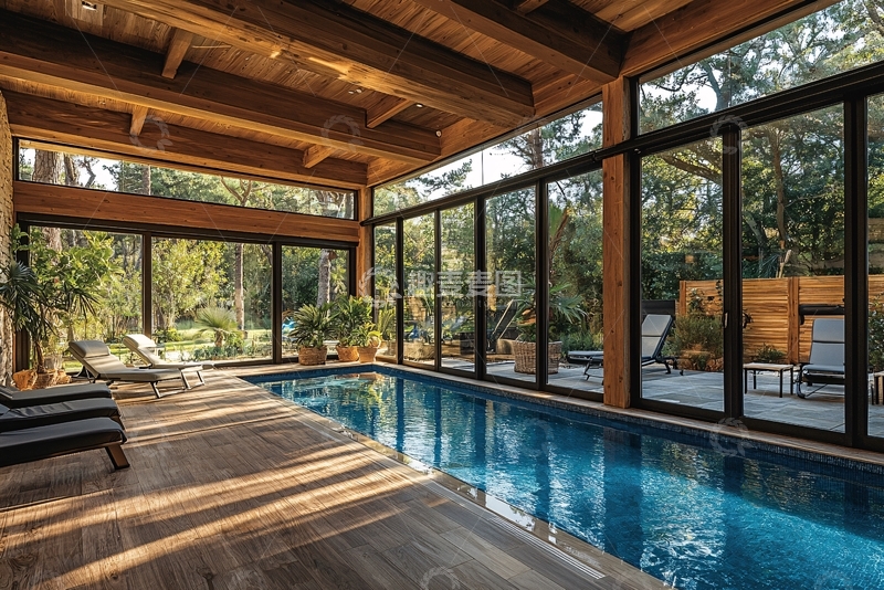 高清大图下载【趣麦麦图】室内泳池